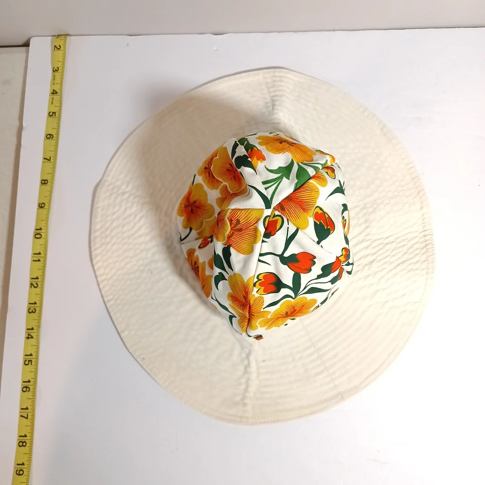 Vintage the bagshaws of St. lucia WI bucket hat Floral - Picture 2 of 7
